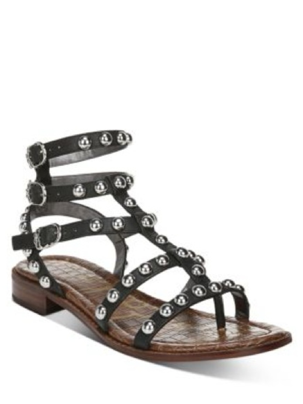 Sam Edelman Black Leather Women’s Sandals - Picture 3 of 9